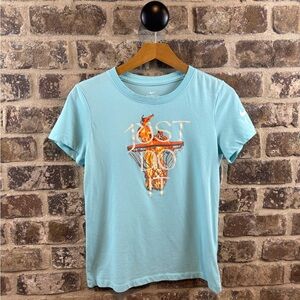 Nike Sky Blue Dri-FIT Tee Womens Sz S